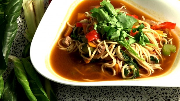 Asiatische Ramen-Suppe