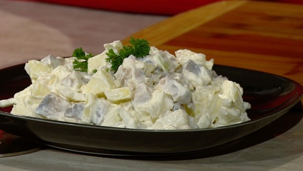 Heringsalat mit Äpfel