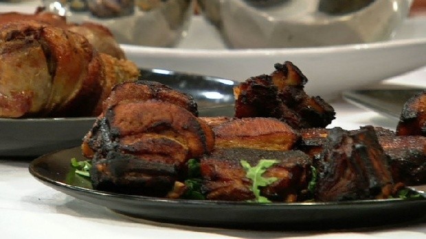 Schweinestelze und Spare- Ribs