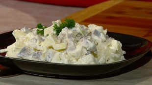 Heringsalat mit Äpfel