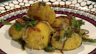 Käse-Kartoffelteig-Knödel