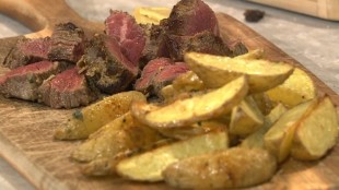 Roastbeef mit Potato Wedges von Jeannine